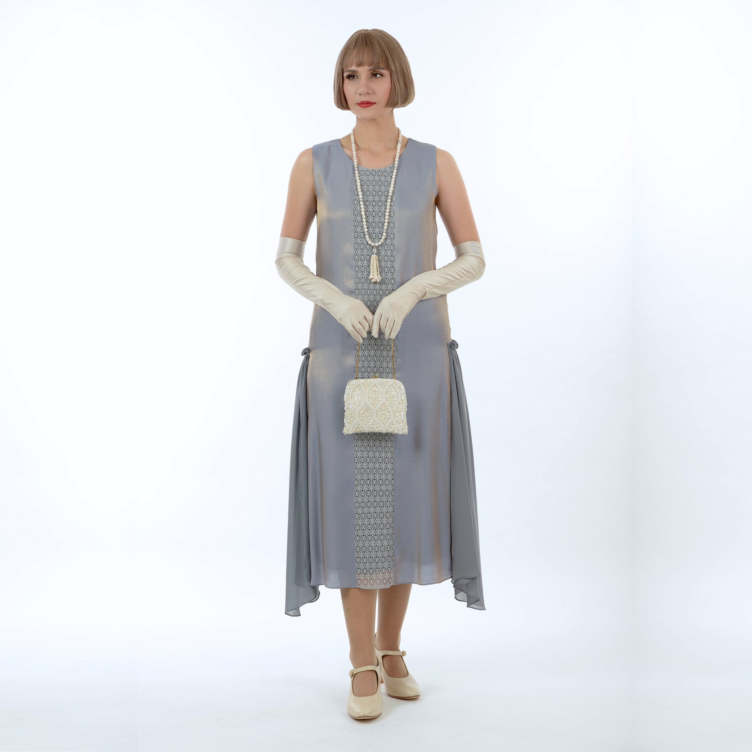 sachin and babi light blue dress Flapper Dresses | 1920s Beaded Fringe Dresses for Gatsby Parties