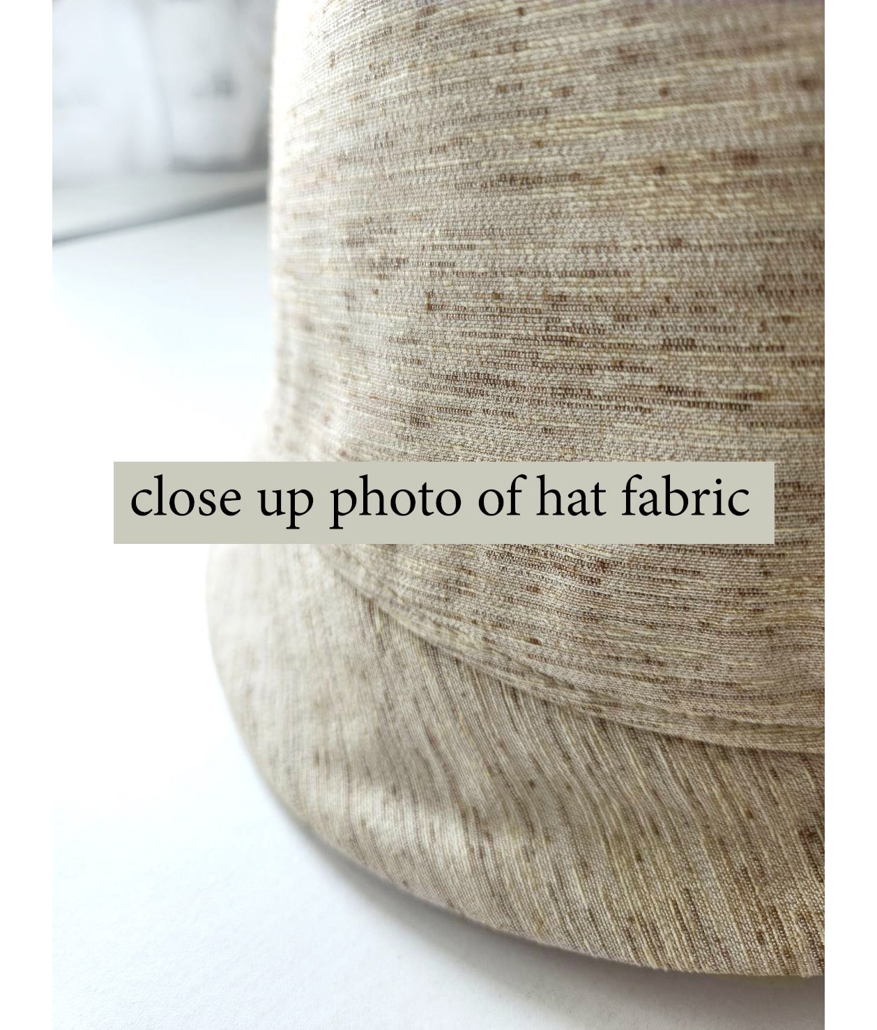 Cloche hat in cream color with art deco floral hat band