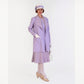 1920s cotton jacket - or 2-piece ensemble with dress - in light purple - a Roaring Twenties jacket