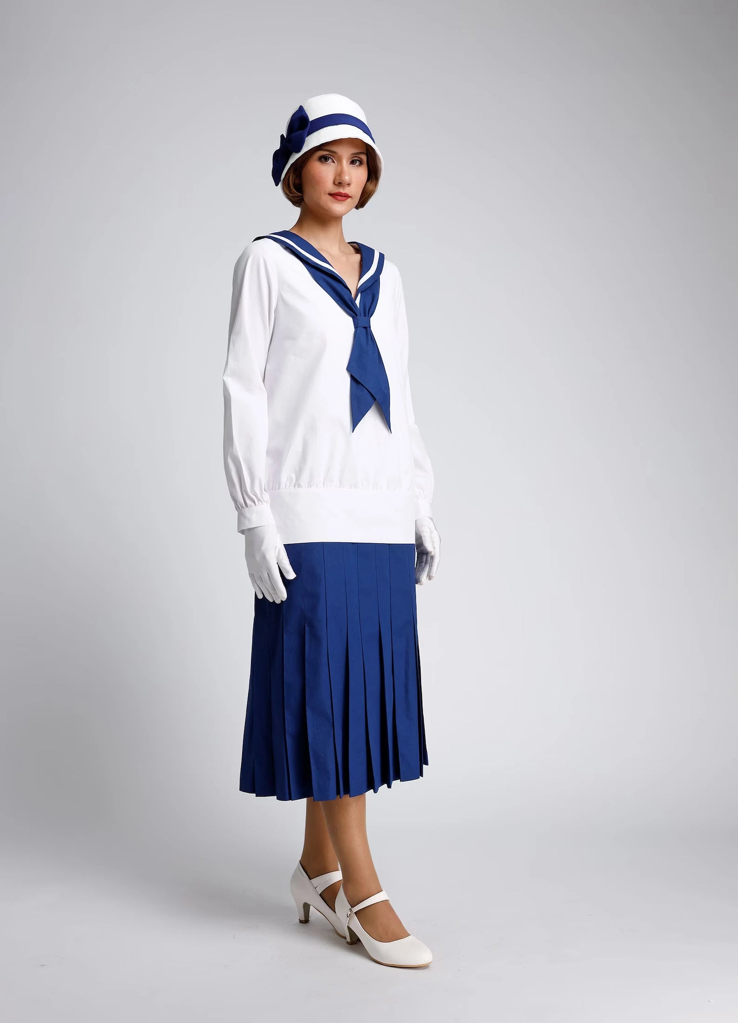 1920s navy look dresses