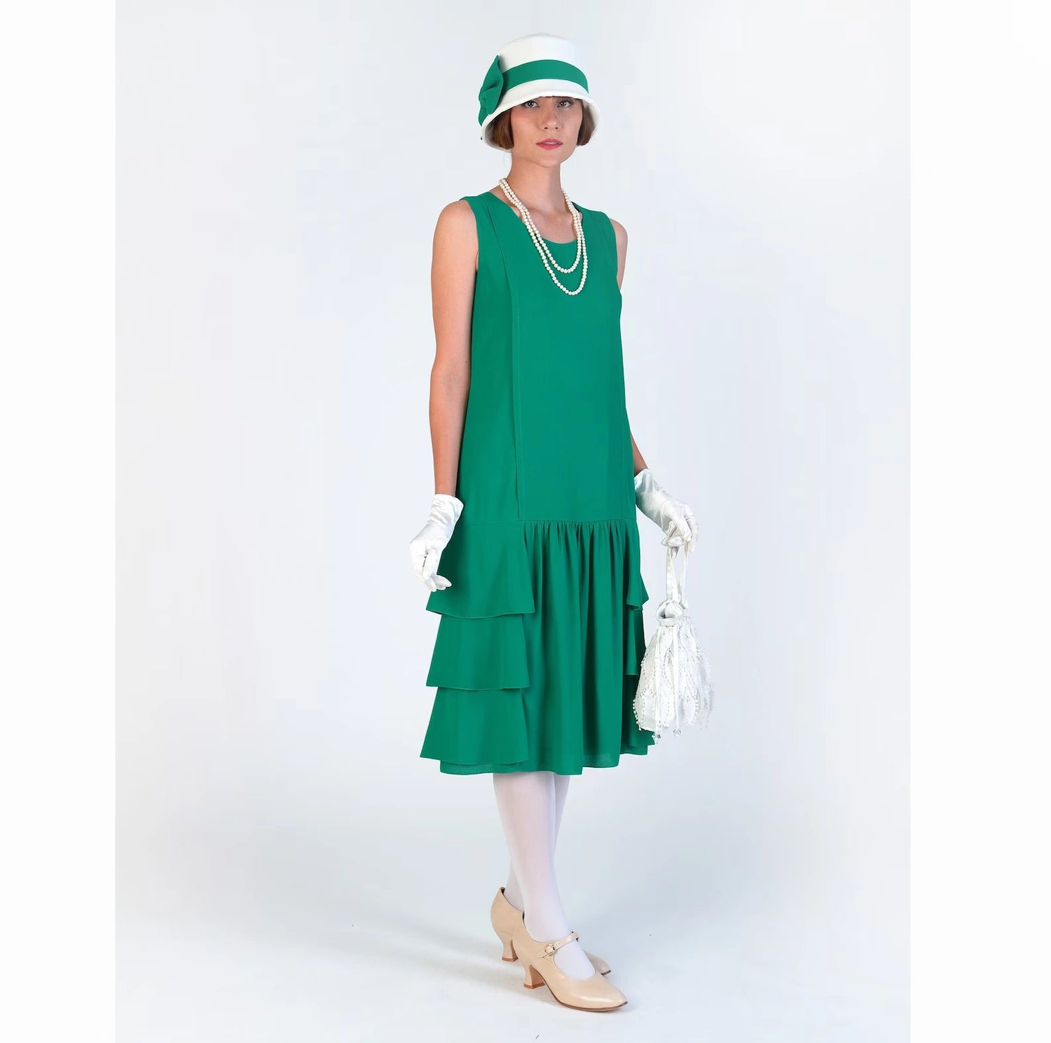 1920s Dresses with Tiered Skirt