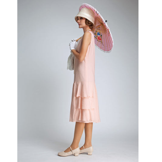 Choose your colour, 1920s dress with tiered skirt
