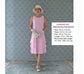 CLEARANCE: Pink Downton Abbey high tea dress with tiered skirt