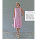 CLEARANCE: Pink Chiffon Gatsby Dress with a ruffled skirt detail