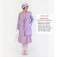 CLEARANCE: 1920s cotton jacket in light purple