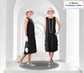 Choose your colour, 1920s dress with tiered skirt