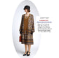 1920s vintage inspired Gatsby day jacket in brown print