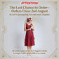 Great Gatsby dress in nude, dark blue and red print, with tiered skirt