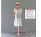 CLEARANCE: Off-white Downton Abbey dress with flutter sleeves