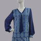 Art Deco dress in soft rayon blend with flowing drop-waist silhouette - a 1920s-inspired dress