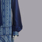 Art Deco dress in soft rayon blend with flowing drop-waist silhouette
