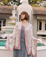 Set of 5 exclusive Art Deco silky satin scarves for your 1920s outfit