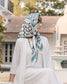 Set of 5 exclusive Art Deco silky satin scarves for your 1920s outfit