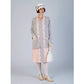 Great Gatsby jacket - or 2-piece ensemble with dress - in nude chiffon - a vintage-inspired Roaring Twenties jacket/dress