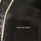 CLEARANCE: Black metallic 1920s evening dress with sequined detail