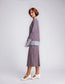 CLEARANCE: Cotton print 2-Piece Gatsby Day Dress with Grey details