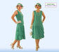 Choose your colour, 1920s dress with tiered skirt