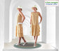 Choose your colour, 1920s dress with tiered skirt