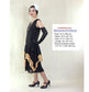 CLEARANCE: Black and Yellow Chiffon 1920s Evening Dress